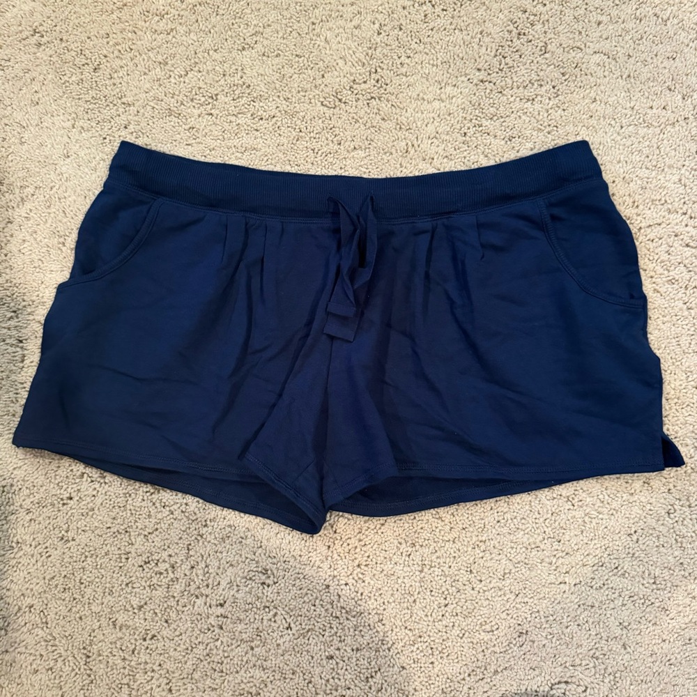 Women's Navy Sleep Shorts